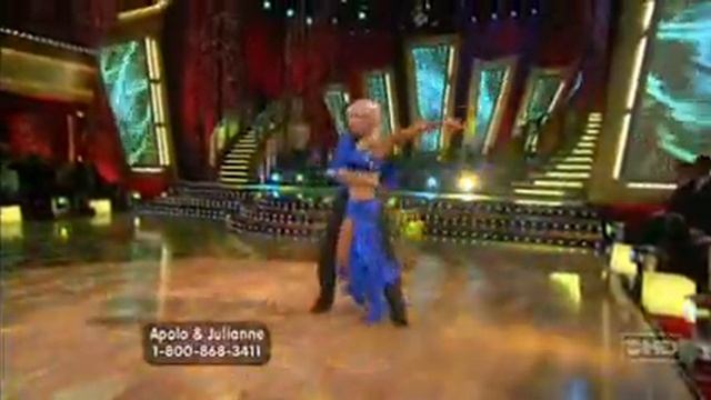 Apolo Ohno & Julianne Hough - Cha-cha, Tango, Paso & Samba Mix смотреть онлайн