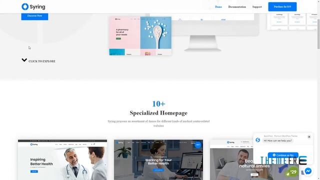 Syring Medical Clinic WordPress Theme Nickolas Lane смотреть онлайн