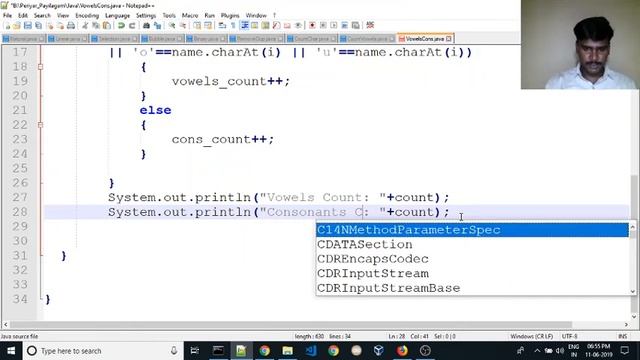 ?Count vowels and consonants ☕Java Interview Programs ?? Campus Interview Programs ??? Java Jobs смотреть онлайн