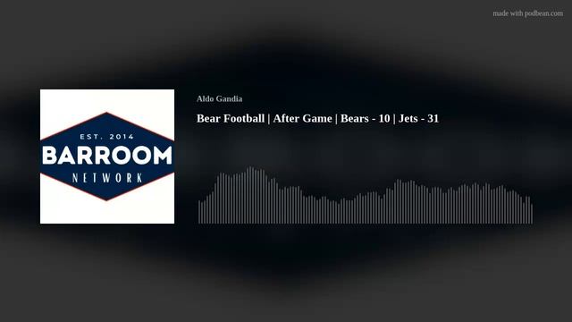 Bear Football | After Game | Bears - 10 | Jets - 31 смотреть онлайн