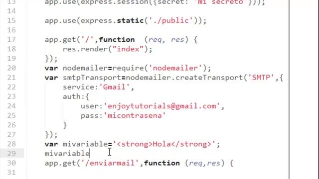 Enviar Correos Electrónicos con Node.js y NodeMailer смотреть онлайн