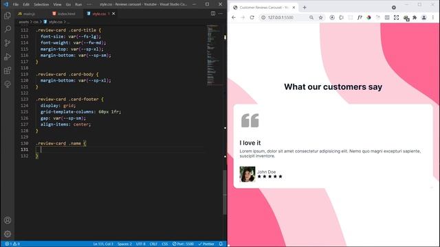 Customers Reviews / Testimonials Carousel / Slider Using HTML CSS & JavaScript With SwiperJs Librar смотреть онлайн
