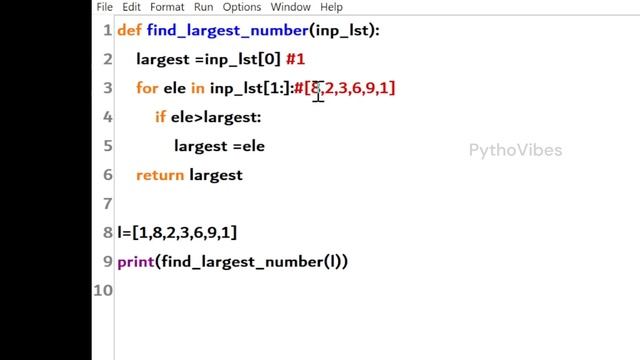 Largest Number in List | Highest Number in Array | #python #programming #coding #interview #questio смотреть онлайн
