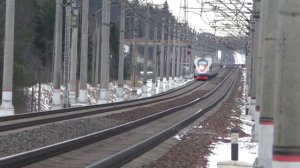 Электропоезд ЭВС1-11 САПСАН №755 Москва - Санкт-Петербург