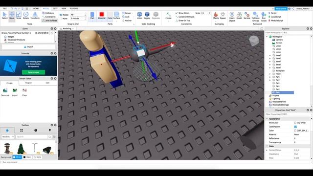 HOW TO MAKE A TOWER FOR TOWER BATTLES (Without using free models) - PART 2- Roblox Studio Tutorial смотреть онлайн