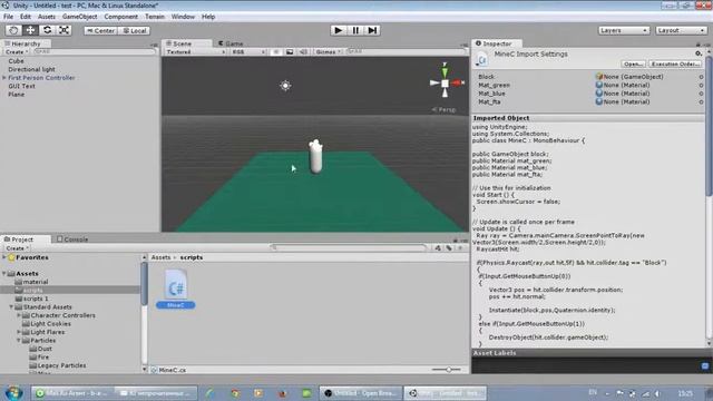Юнити 3д создание майнкрафта