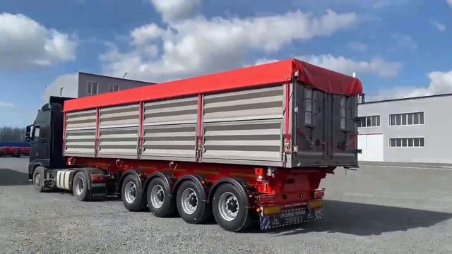 Полуприцеп самосвал-зерновоз Тонар смотреть онлайн