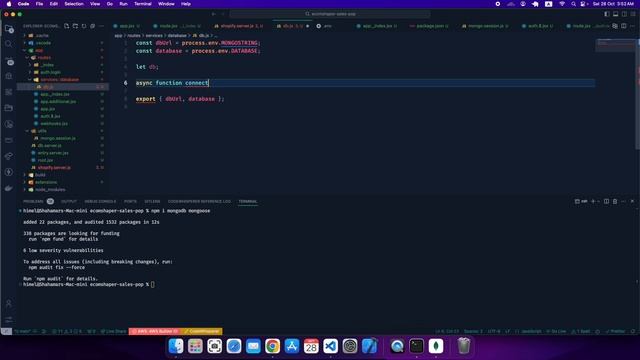 Shopify App Development with React and NodeJS Part 3 - Setup mongoose смотреть онлайн