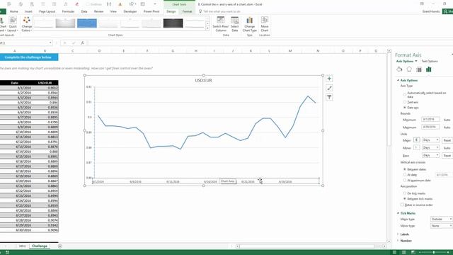 Top 25 Excel 2016 Tips and Tricks: How To Control The x- and y-axis of a chart смотреть онлайн