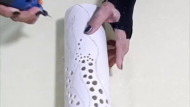 Aprenda fazer uma luminária de pvc abstrata смотреть онлайн