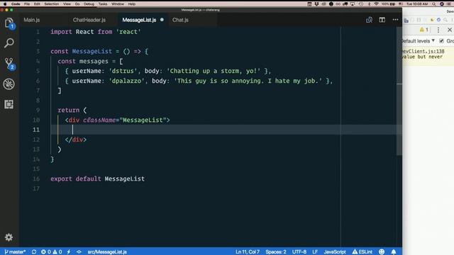 Day 6 - Morning, part 11: MessageList, Array.map(), and key props - XTBC 2018 Session 2 смотреть онлайн