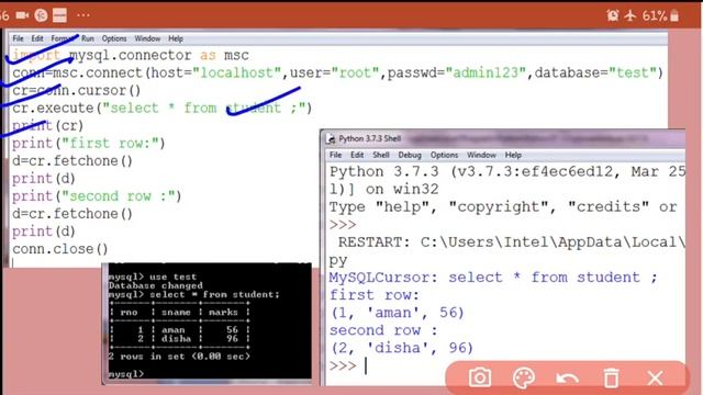Extracting data from resultset |fetchone() fetchmany() fetchall() смотреть онлайн