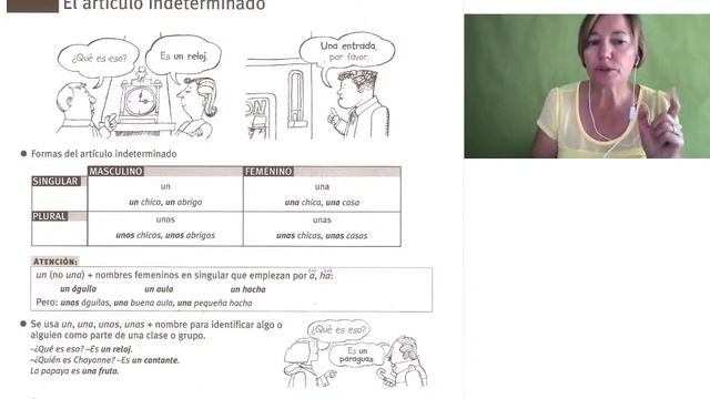 Неопределённый артикль в испанском языке : un una unos unas смотреть онлайн