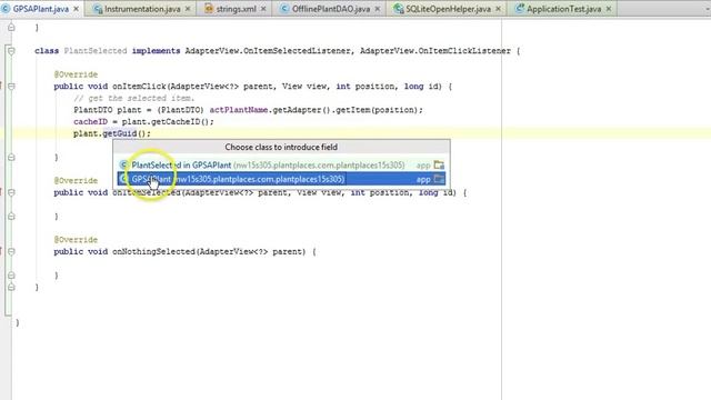 Find the item selected from AutoCompleteText смотреть онлайн