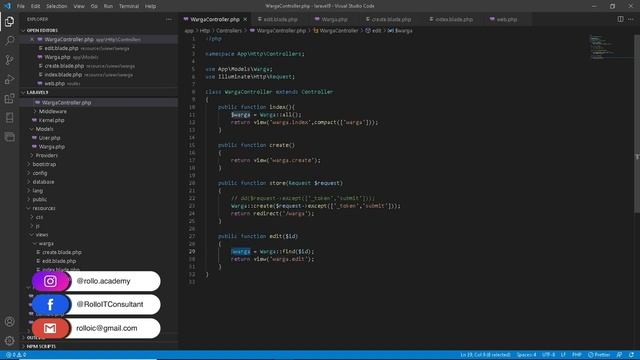 Tutorial CRUD Laravel 9 - Update data смотреть онлайн