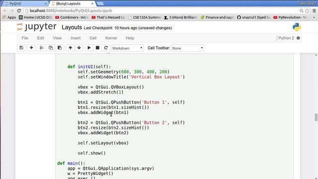 PyQt4 (Python GUI) 3: Layouts смотреть онлайн