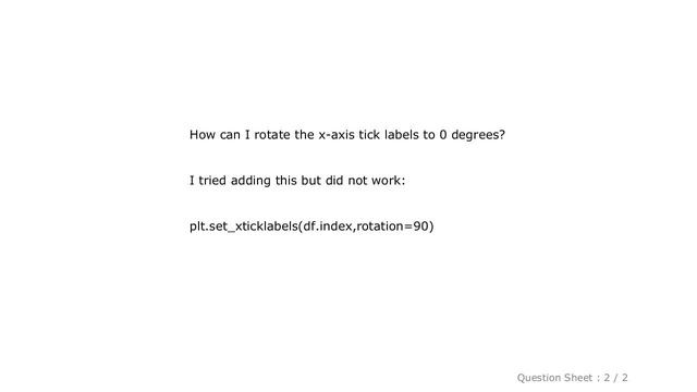 Pandas : How to rotate x-axis tick labels in a pandas plot смотреть онлайн