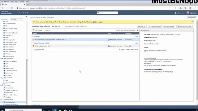 LAB:31 How to Install Jumbo Hotfix using Offline Mode in Check Point R81 смотреть онлайн
