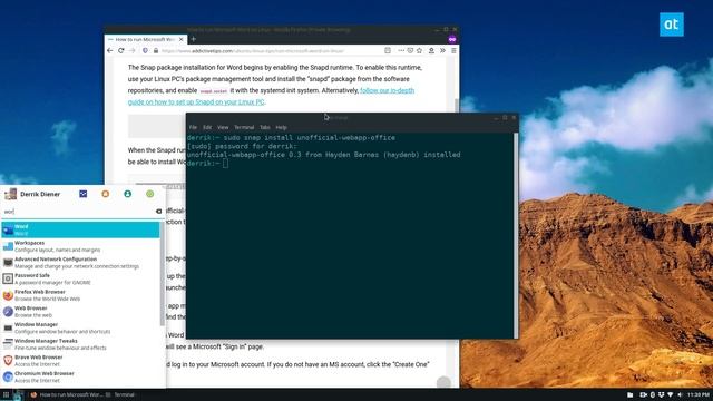 How to run Microsoft Word on Linux смотреть онлайн