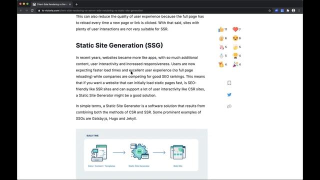 Client Side Rendering vs Server Side Rendering | HTML смотреть онлайн
