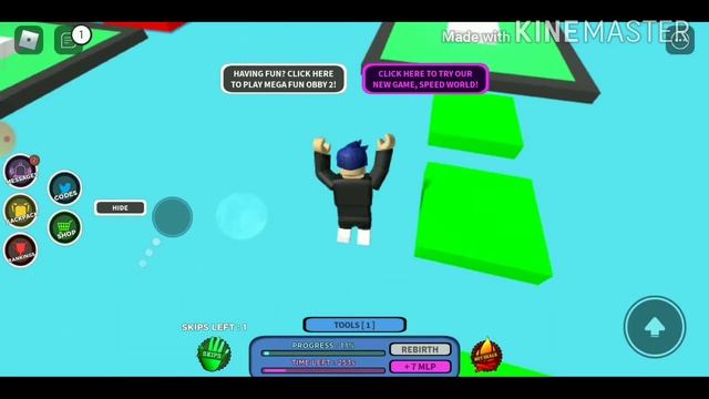 Mega obby в роблокс |parkour in roblox| 2000 stage #roblox #parkour #obby смотреть онлайн