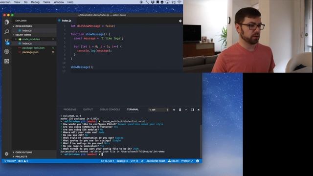 Quick Start to ESLint смотреть онлайн