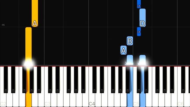 Undertale OST: 085 - Fallen Down | EASY Piano Tutorial смотреть онлайн