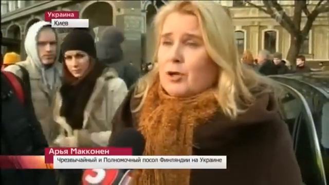 Силовой разгон Майдана 30.11.2013 версия Первый (Россия) смотреть онлайн