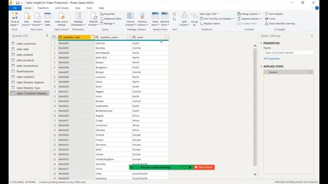 Power BI in 3 minutes : Power query Append and Merge смотреть онлайн