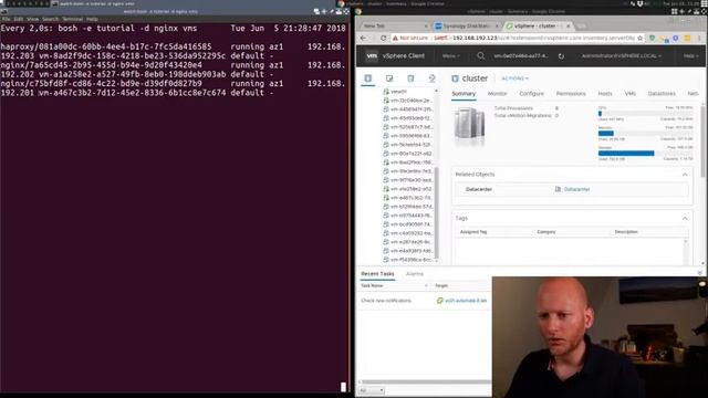 BOSH Tutorial part 9: Availability Demo смотреть онлайн