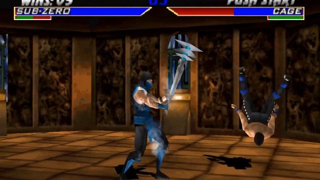 Mortal Kombat 4 Sony Playstation прохождение Sub-Zero [60fps] смотреть онлайн
