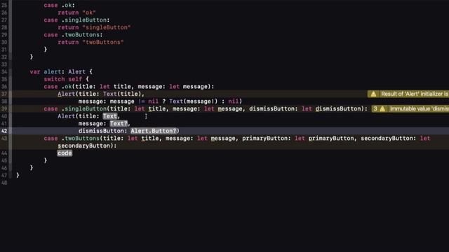 Enum Alert Builder for SwiftUI смотреть онлайн