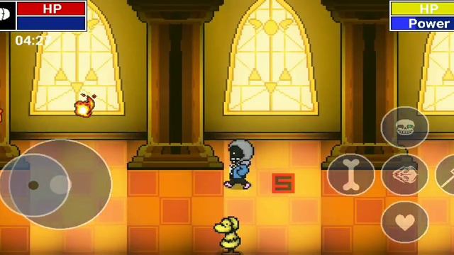 bonetale 1.6 custom character: dustdust sans showcase and gameplay AND SECRET PHASE(in end of video смотреть онлайн