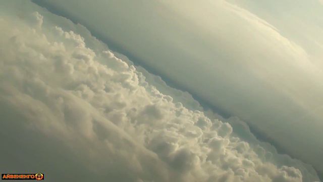Surfing the clouds on Tu-160 'The White Swan'. Serene... смотреть онлайн