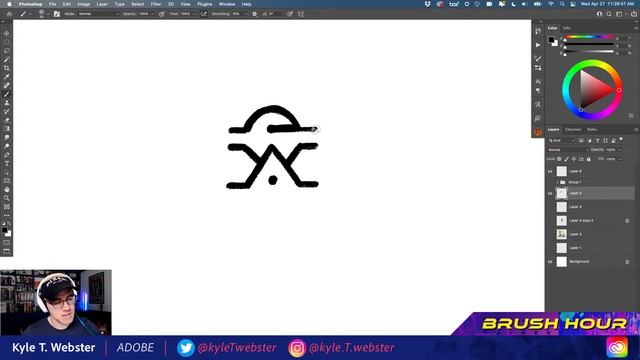 Brush Hour with Kyle T. Webster: Let’s Create Some Pattern Brushes | Adobe Creative Cloud смотреть онлайн
