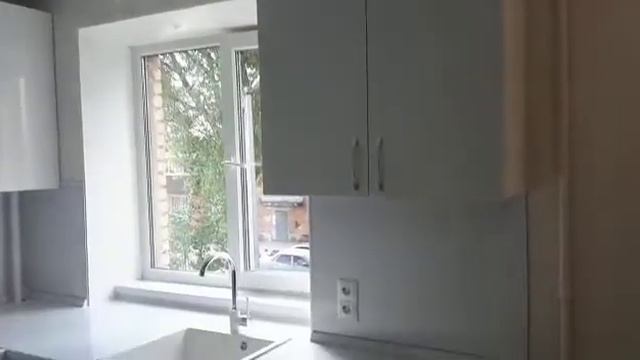 Светлая кухня из плёнки, Амати Мебель смотреть онлайн