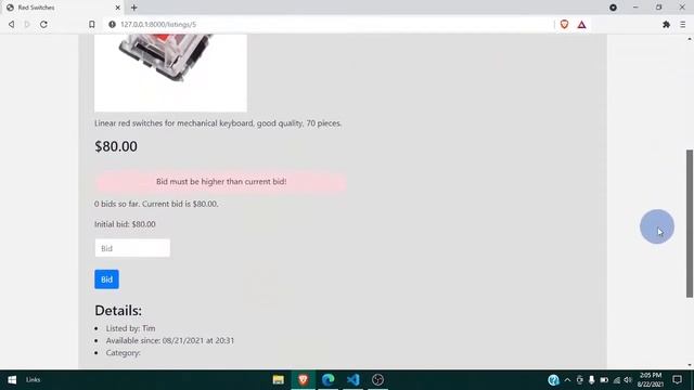 Project 2 - Commerce | CS50 Web Programming with Python and JavaScript смотреть онлайн