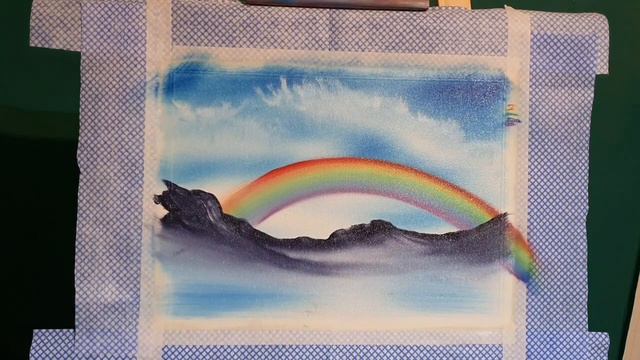 Rainbow over Mountains | THIS PAINTING GOT INTO THE NATIONAL PRESS смотреть онлайн