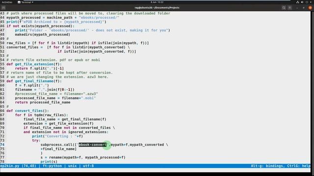 How to use Python to automate EPUB to MOBI (Kindle) conversion with Calibre | email ebooks to Kindl смотреть онлайн