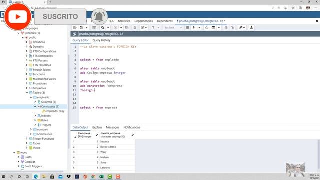 Relacionar 2 Tablas con una Llave Foránea FOREIGN KEY PostgreSQL #29 смотреть онлайн