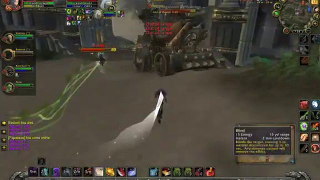 WoW World of Warcraft, Level 80 Mutilate Rogue cant handle resto druid heals, PvP смотреть онлайн