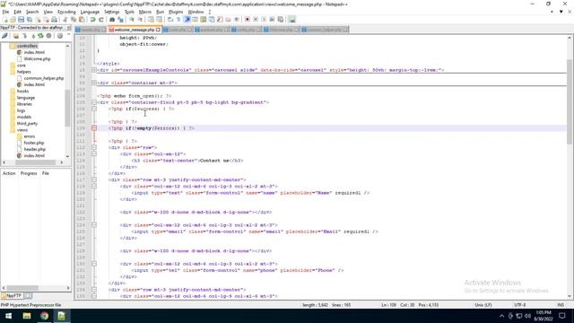 10 Code Igniter From to Email on Bootstrap Responsive Contact Form смотреть онлайн