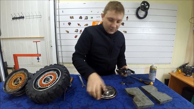 Замена подшипников на мотор колесах электросамоката Kugoo G-Booster