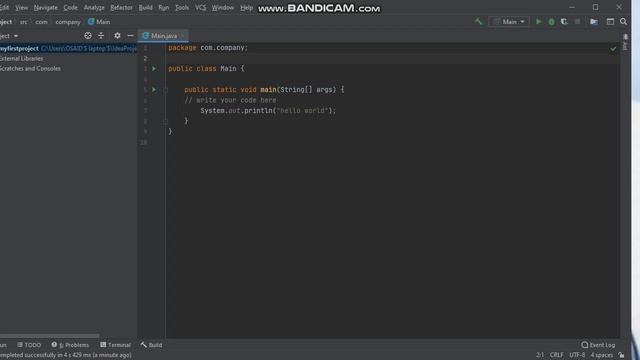 introduction of java +installing jdk and ide intellij for java. смотреть онлайн