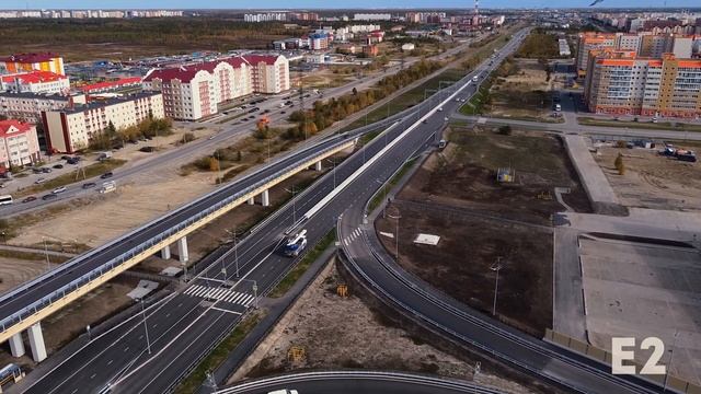 Новая развязка - Солнечная. Новый Уренгой. ЯМАЛ.The new interchange "Sunny". Novy Urengoy. YAMAL. смотреть онлайн