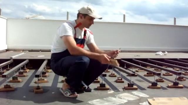 Регулируемые лаги на самодельных стойках смотреть онлайн