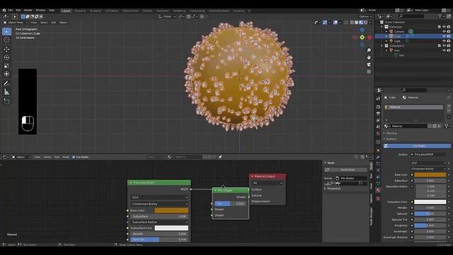 Blender Geometry nodes point distribute смотреть онлайн
