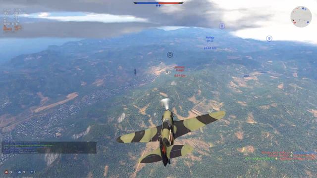 War Thunder LaGG-3-34 Realistic Battle смотреть онлайн