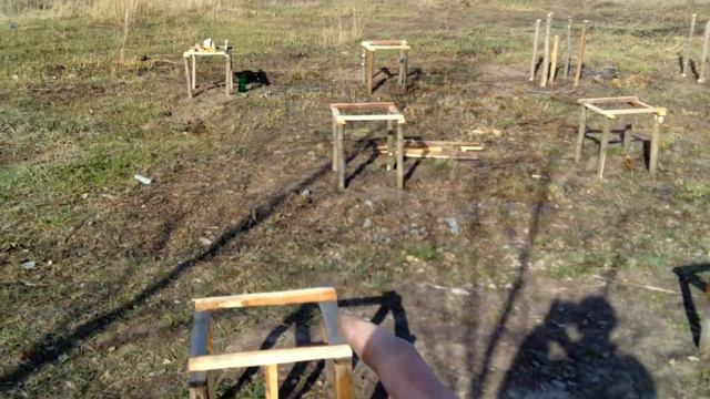 Подставки под улья. расстояние между ульями на пасеке. Размещение ульев. смотреть онлайн