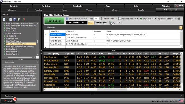 VectorVest SOTW - Blue Chip Dividend Payers смотреть онлайн
